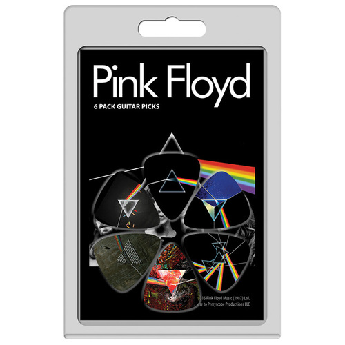 Perris Pink Floyd Variety 3 Licensed Guitar Picks (6-Pack)