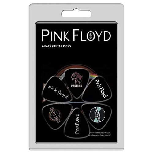 Perris Pink Floyd Variety Pack Licensed Guitar Picks 6-Pack Celluloid