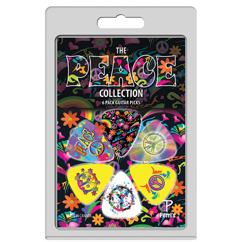 Perris The Peace Collection Guitar Picks 6-Pack