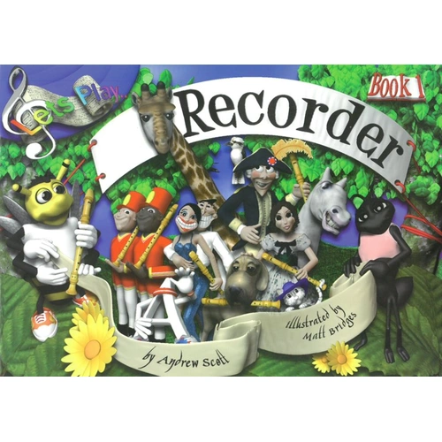 Lets Play Recorder Book/CD by Andrew Scott