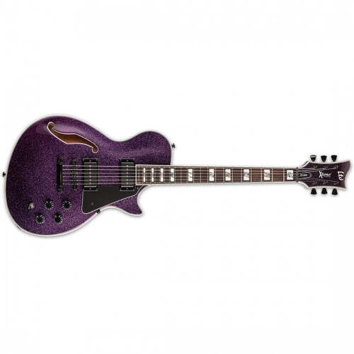 ESP LTD X-Tone PS-1000 Electric Guitar Semi-Hollow Purple Sparkle - LPS-1000PSP