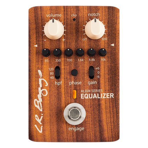 LR Baggs Align Equaliser Pedal with 6-Band EQ and Anti-Feedback Notch Filter for Acoustic Instruments