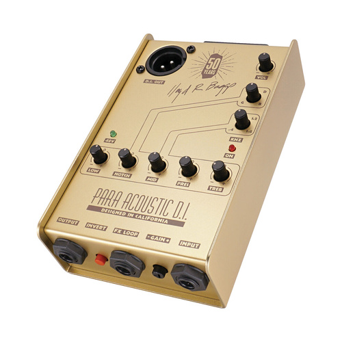 LR Baggs Para DI Acoustic Guitar Preamp Limited Gold Edition 50th Anniversary