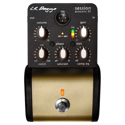 LR Baggs Session DI Acoustic Guitar Preamp with Analog Saturation and Compression EQ