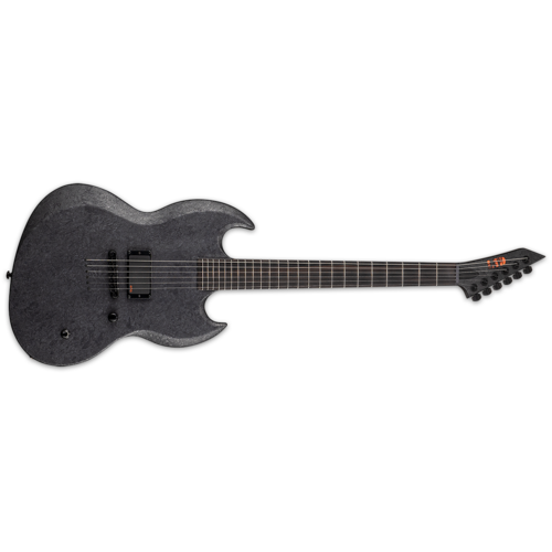 ESP LTD RM-600 Reba Meyers Signature Electric Guitar Black Marble Satin