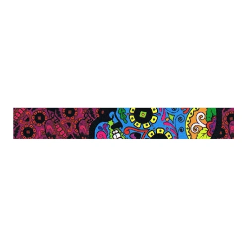 XTR Poly Cotton Strap Mexi Skull Blue