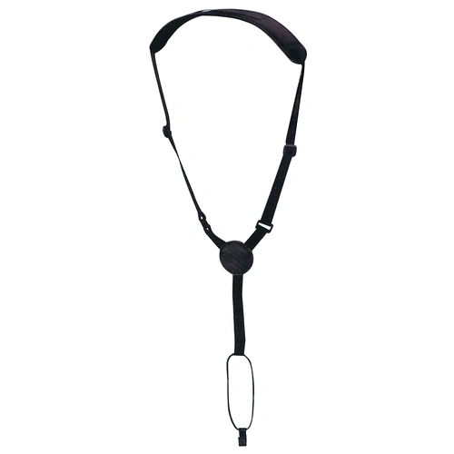 XTR LS231 Classical Guitar Strap with Leather Neck Support - Black
