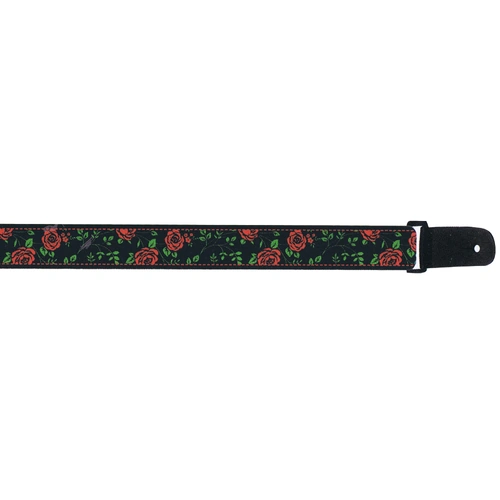 Xtreme 2 Rose Jacquard Weave Guitar Strap