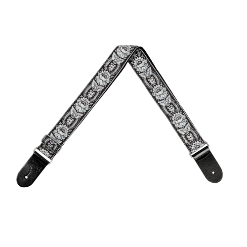 XTR 2 Inch Floral Jacquard Weave Guitar Strap