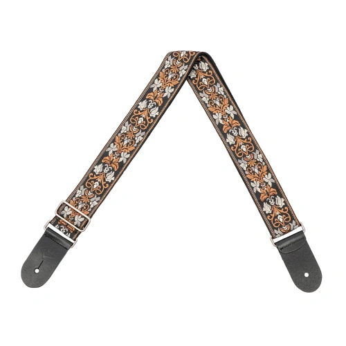 XTR 2in Jacquard Weave Vintage Floral Pattern Guitar Strap