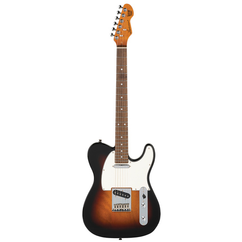 Levinson Sceptre Arlington Std Single Cutaway Electric Guitar 3 Tone Sunburst with Indian Laurel Fingerboard