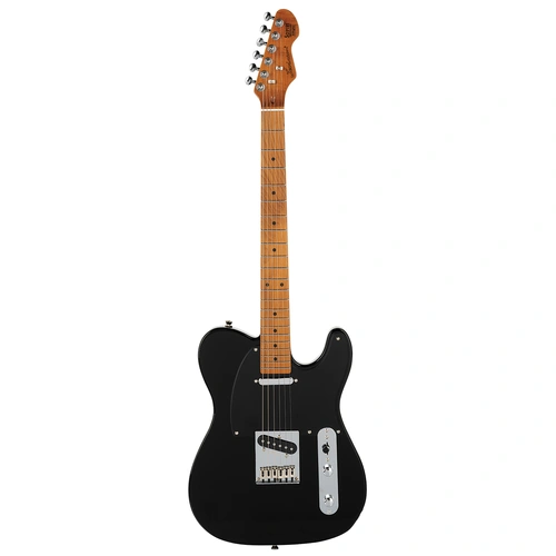 Levinson Sceptre Arlington Std Single Cutaway Electric Guitar Black with Maple Board