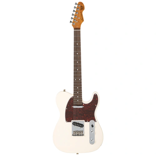 Levinson Sceptre Arlington Std Single Cutaway Electric Guitar Olympic White SS Indian Laurel Board LSA1-OWH