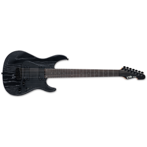 ESP LTD SN-1007HT 7 String Baritone Electric Guitar Black Blast
