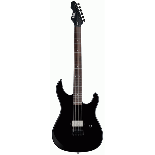 ESP LTD SN-201HT Electric Guitar, Gloss Black Finish, Mahogany Body, Maple Neck, 24 Extra-Jumbo Frets, ESP LH-150B Pickup