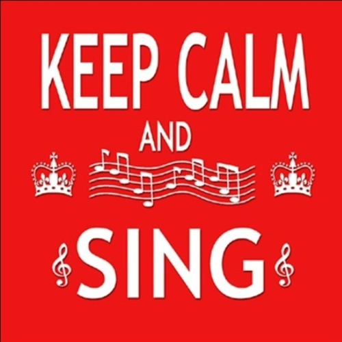 Fridge Magnet - Keep Calm & Sing by Little Snoring