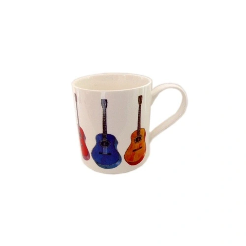 Little Snoring Allegro Acoustic Guitar Fine China Mug