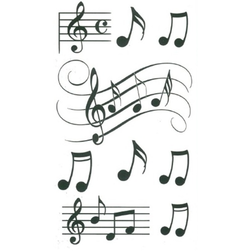 Little Snoring Pocket Notepad with Musical Notes Design, 14 x 8cm Flip Cover