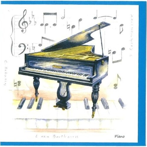 Notelets - Piano Design (Pack Of 5) Book