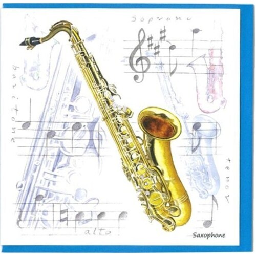 Notelets - Saxophone Design (Pack Of 5) Book