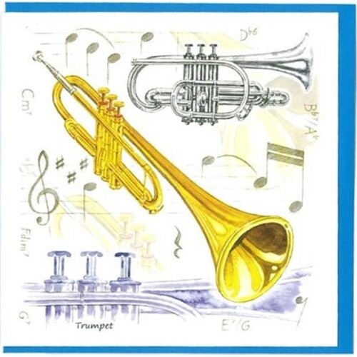 Notelets - Trumpet Design (Pack Of 5) Book