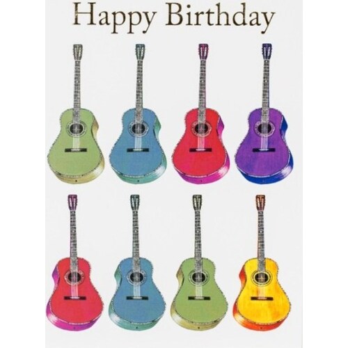 Happy Birthday Card Jazzy Acoustic Guitar