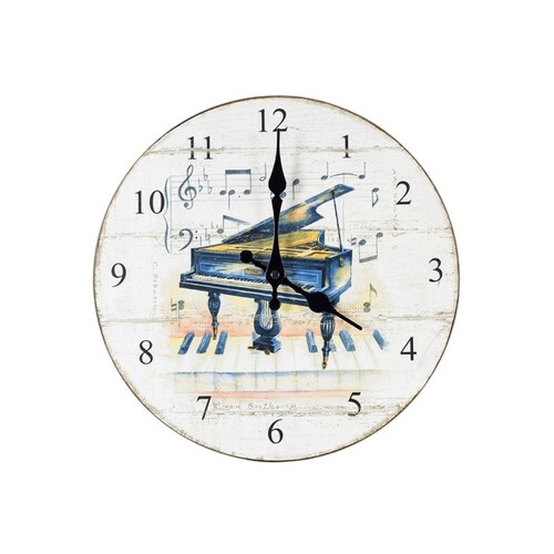 Wall Clock Piano Book