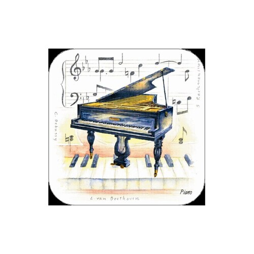 Piano Coasters Pack Of 4 Book