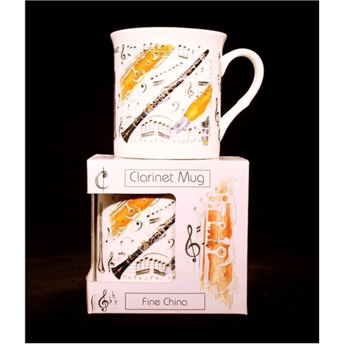 Fine China Mug Clarinet Design 