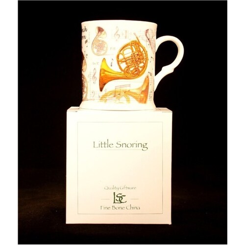 Fine China Mug French Horn Design
