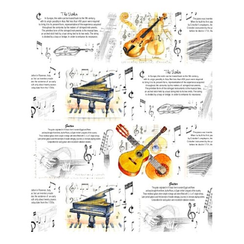 Gift Wrap Classical Music Design