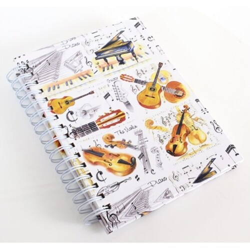 A6 Spiral Bound Lined Pages Notebook