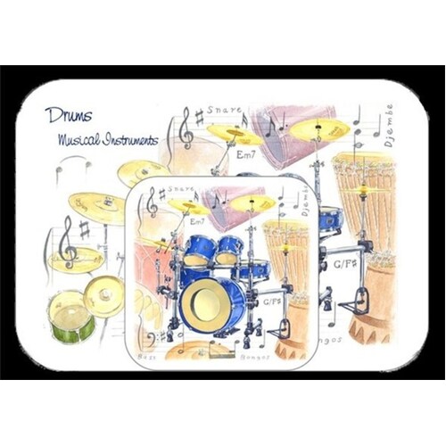 Placemat And Coaster Set Drums Book