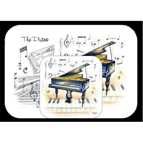 Placemat And Coaster Set Piano Book