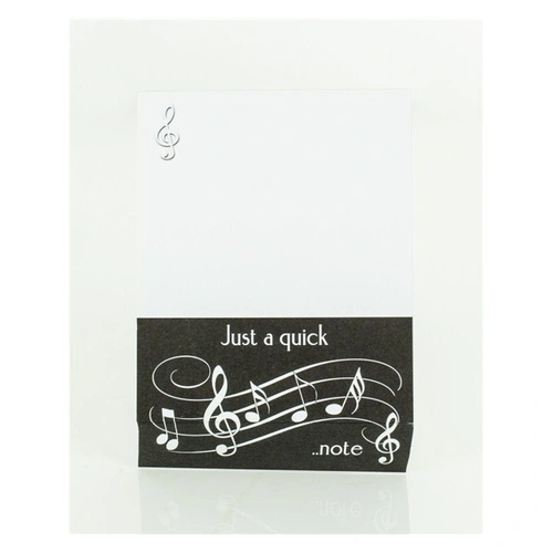 Little Snoring Slant Pad Quick Note - Music Staff Design