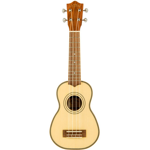 Lanikai Solid Spruce Top Soprano Ukulele with Gig Bag - Natural Satin Finish