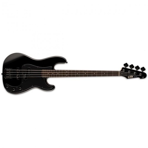 ESP LTD SURVEYOR '87 Bass Guitar Black w/ Duncans - 1987 REISSUE - LSURV-87BLK