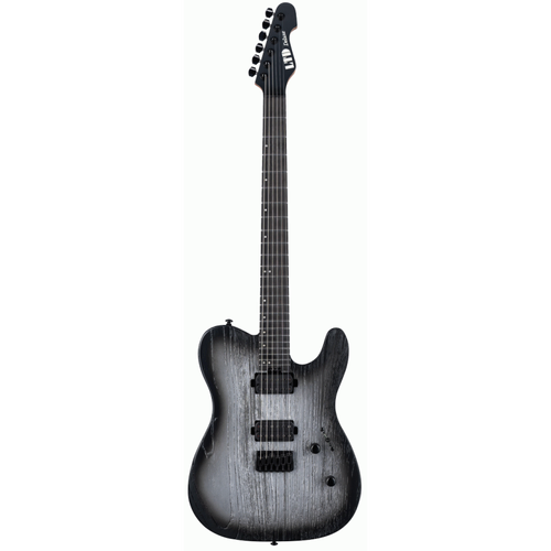 ESP LTD Deluxe TE-1000 Silver Blast Electric Guitar with Seymour Duncan Pickups