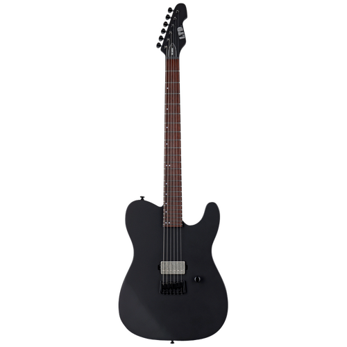 LTD TE-201 Black Satin Electric Guitar with Mahogany Body and ESP LH-150B Pickup