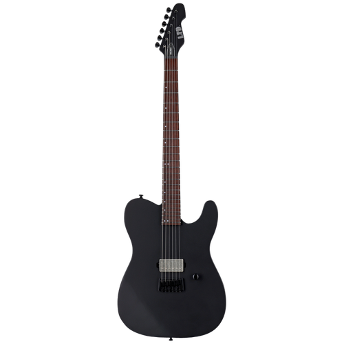 LTD TE-201 Black Satin Electric Guitar with Mahogany Body and ESP LH-150B Pickup