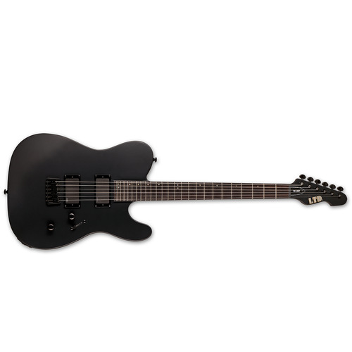 ESP LTD TE-401 Electric Guitar Black Satin w/ EMGs & Black Hardware LTE-401BLKS