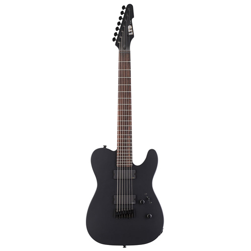 ESP-LTD TE-417 7 String Tele Black Satin