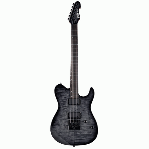 ESP LTD TH-1000 Evertune FM See Thru Black Sunburst Guitar