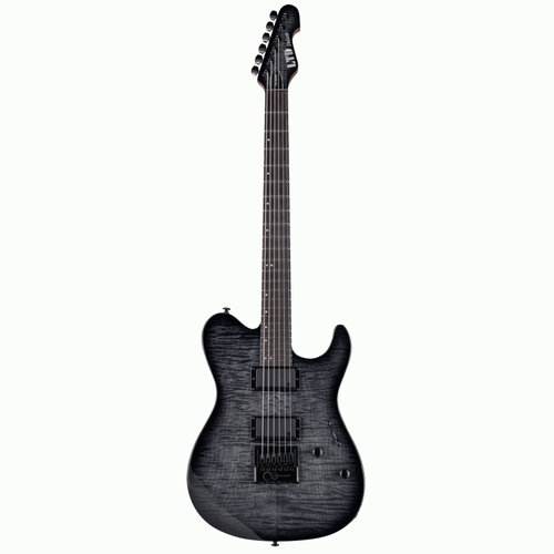 ESP LTD TH 1000 Evertune Electric Guitar - Black Satin Finish