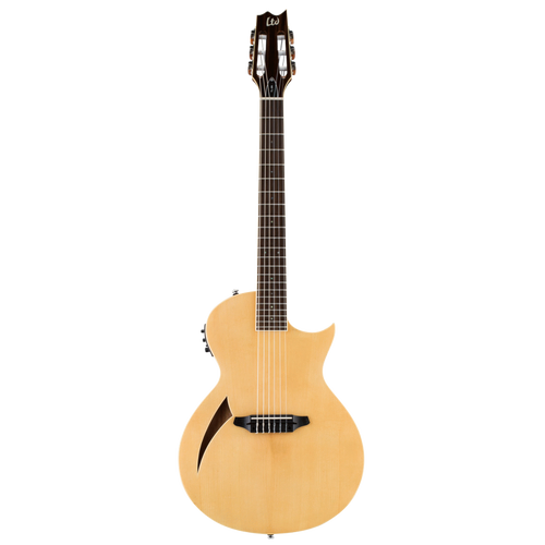 LTD TL-6 Nylon Thinline Acoustic Guitar Natural