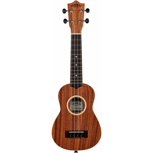 Lanikai LU Series Soprano Ukulele with Natural Satin Finish and Padded Gig Bag