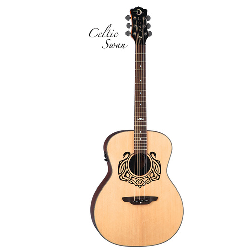 Luna CELSWAN Celtic Swan A/E Guitar
