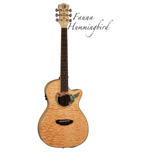 Luna FAUHUM Fauna HUMMINGBIRD C/E  Acoustic Guitar