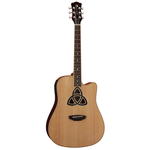 Luna TRID Trinity Dreadnought C/E Acoustic Guitar