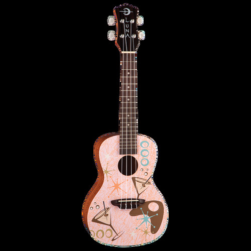 Luna UKEPINKMARTINI Ukulele Concert Pink Martini With Gigbag